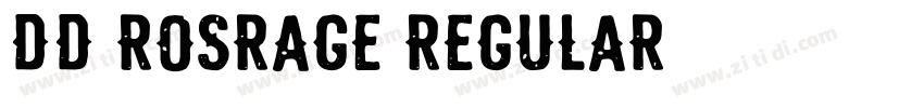 DD Rosrage Regular字体转换